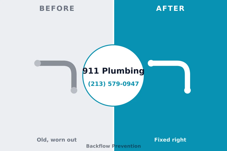 Before and after: plumbing repair Oxford, GA